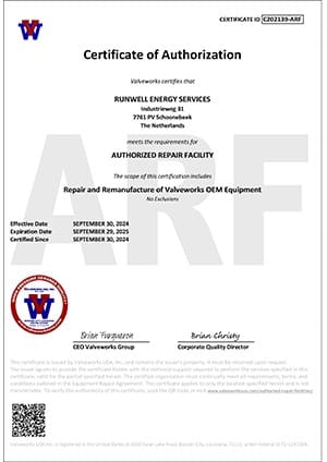 MODE II certificate